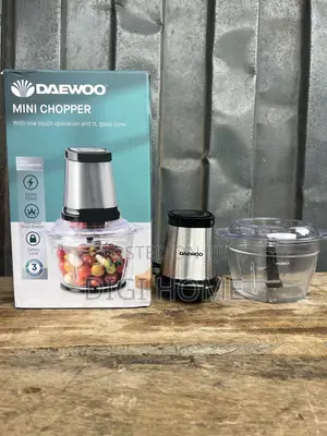 Daewoo 500W Mini Chopper (1L Glass Bowl)