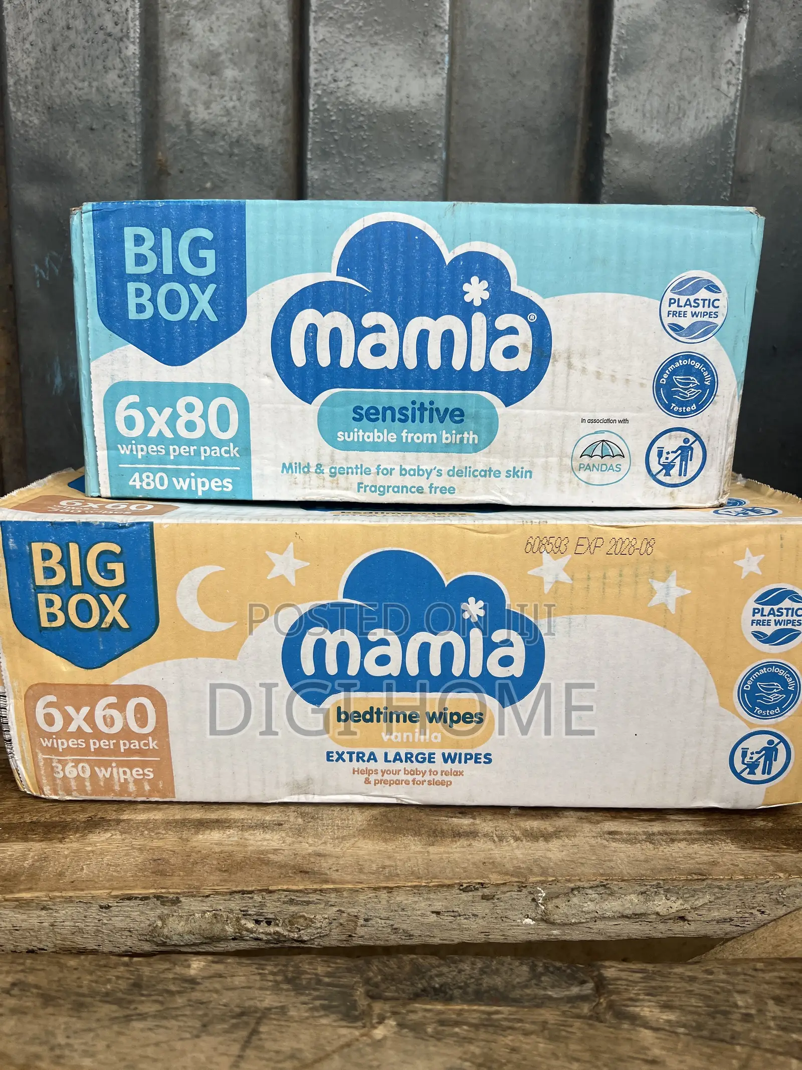 Mamia Baby Wipes Bulk Big Boxes