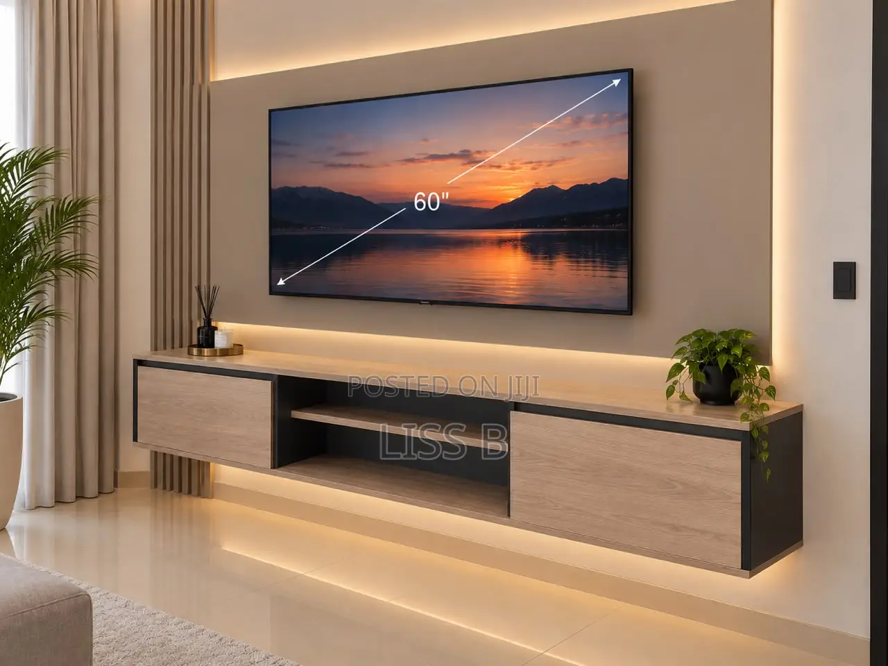 TV Console 60 Inches