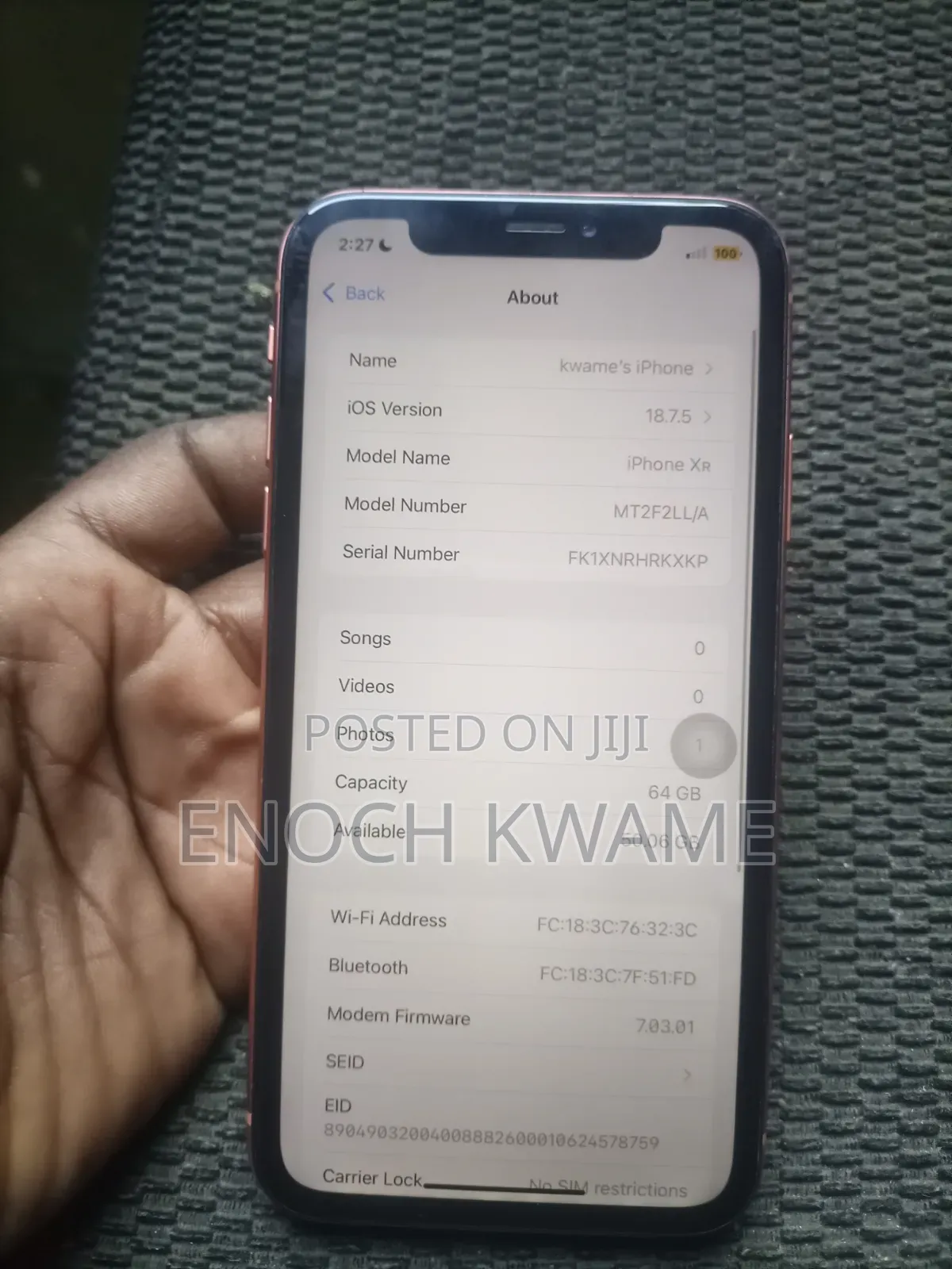 Apple iPhone XR 64 GB Orange