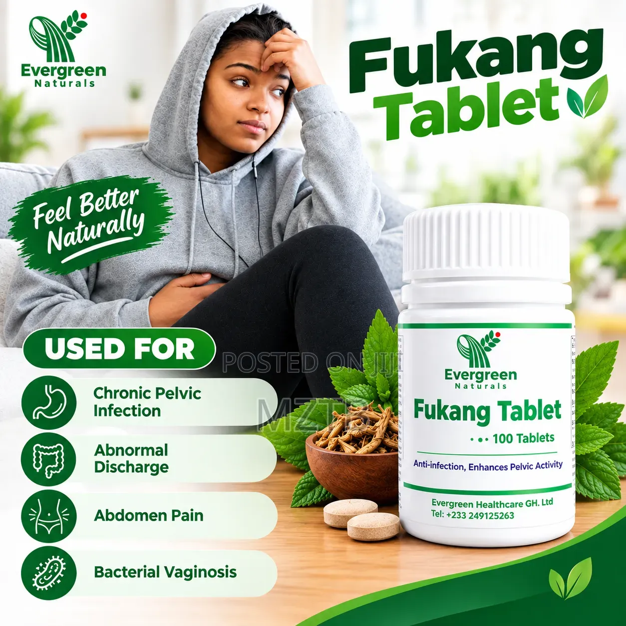 Fu Kang Tablet - For Vaginal Infections