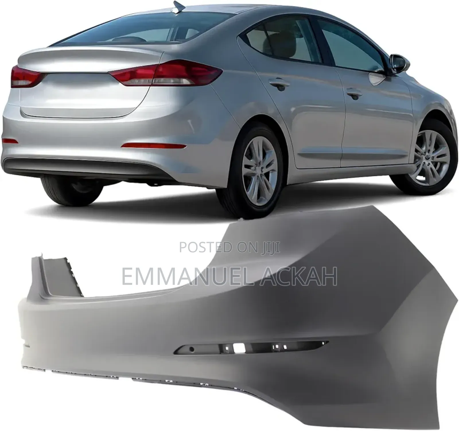 Hyundai Elantra 2017 to 2018 Rear Bumper