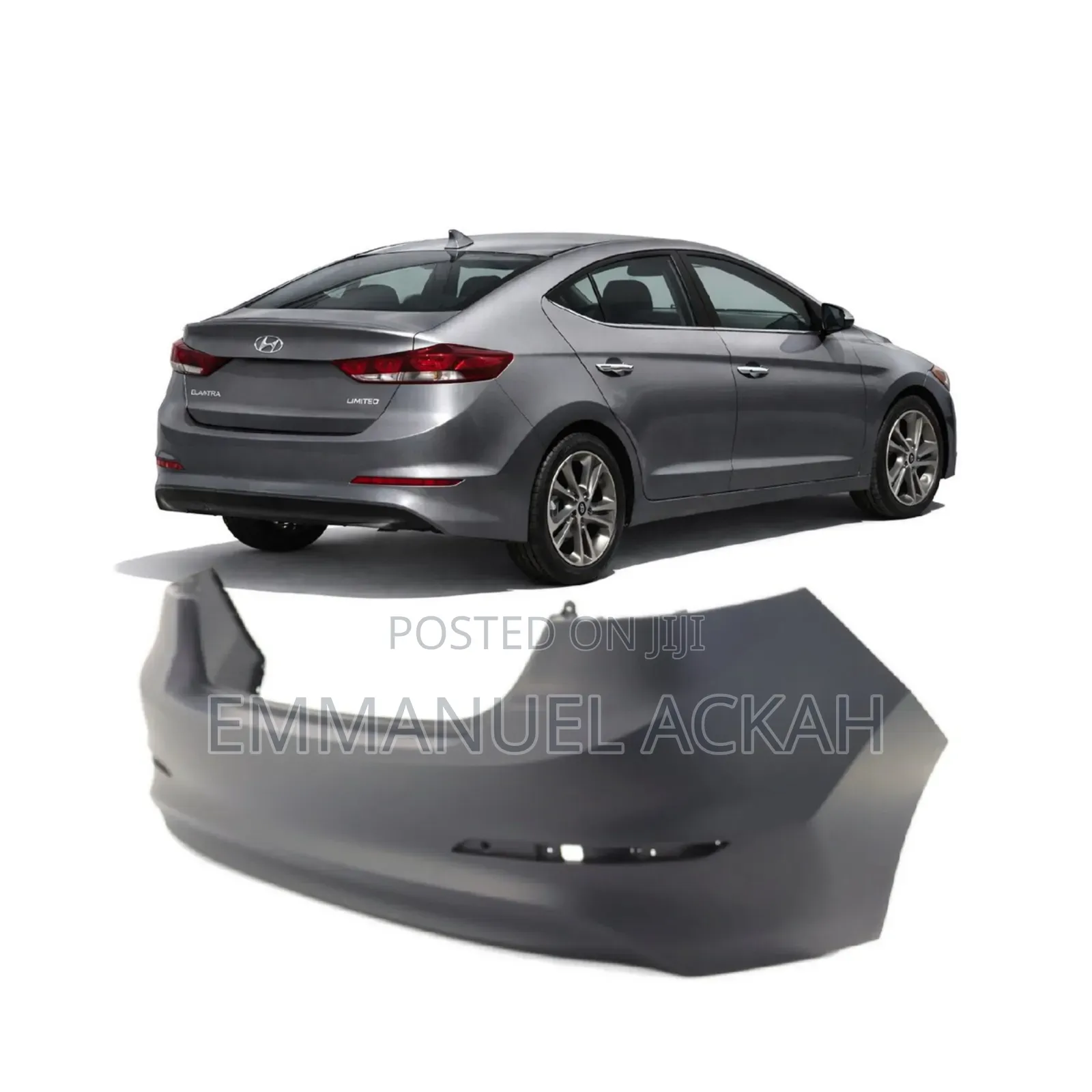 Hyundai Elantra 2017 to 2018 Rear Bumper