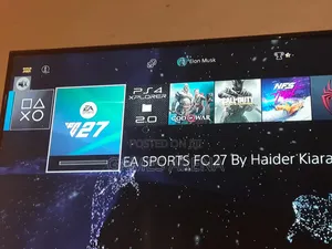PS4 SLIM + 2 CONTROLLERS and 8 GAMES