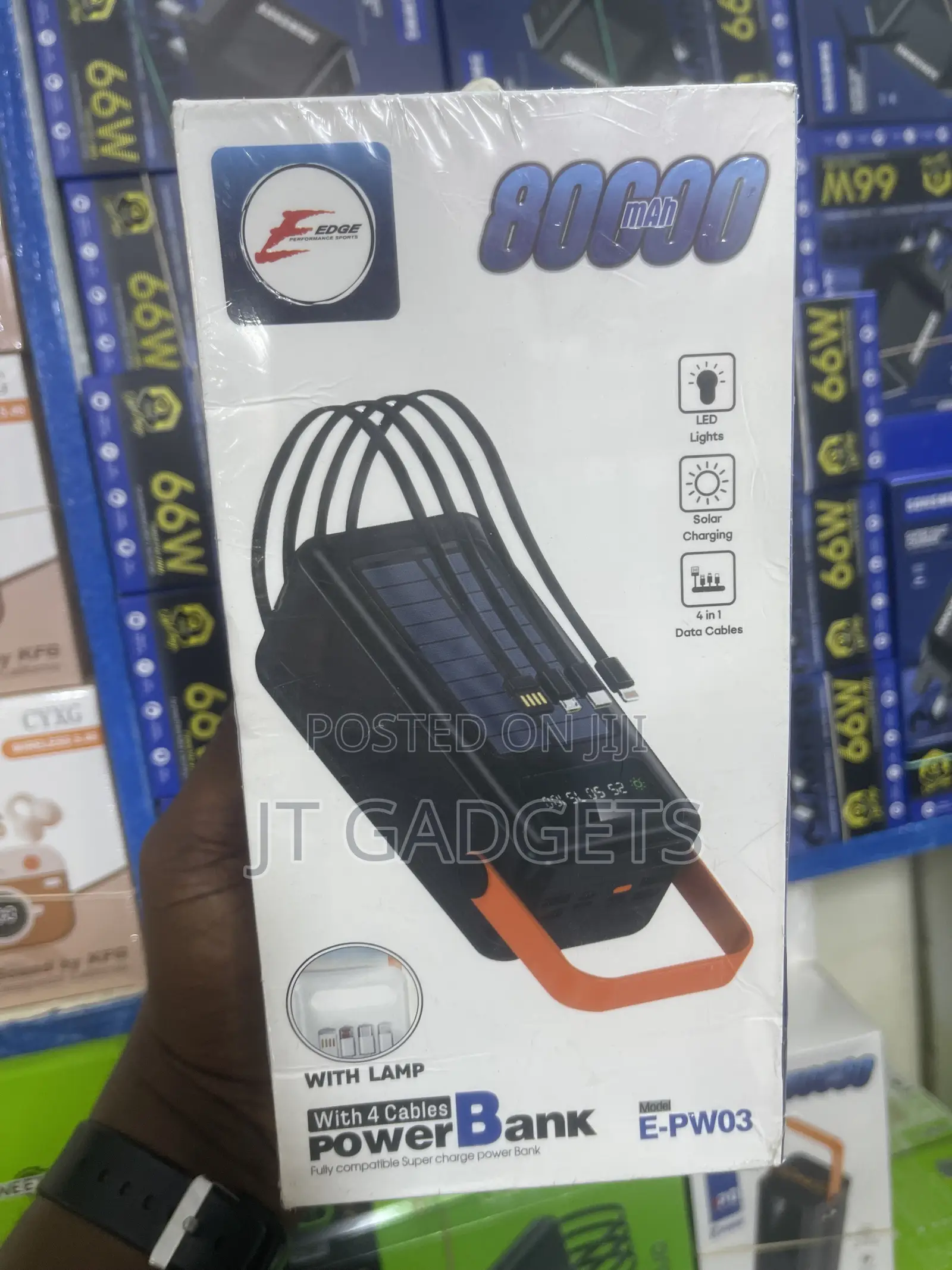 EDGE 80,000mAh Solar Power Bank (E-Pw03)