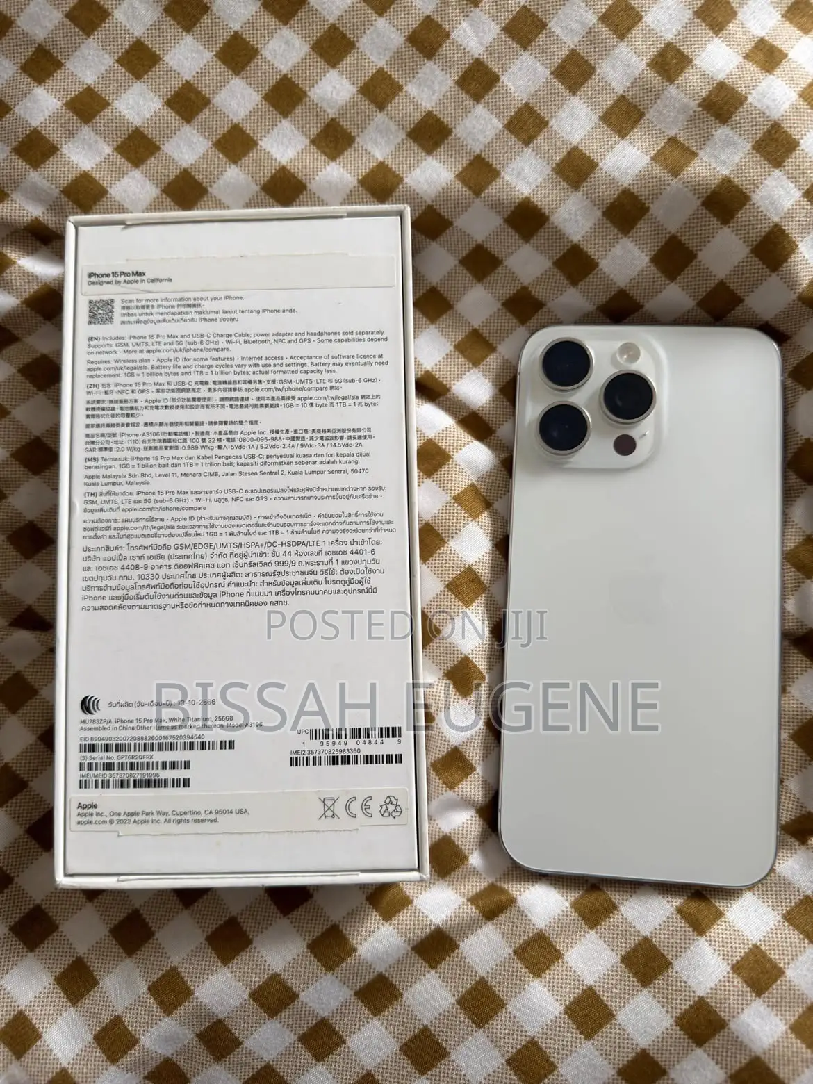 Apple iPhone 15 Pro Max 256 GB Gray