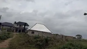 Beautiful Location One Plot With Uncompleted Building in Ejisu