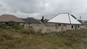 Beautiful Location One Plot With Uncompleted Building in Ejisu