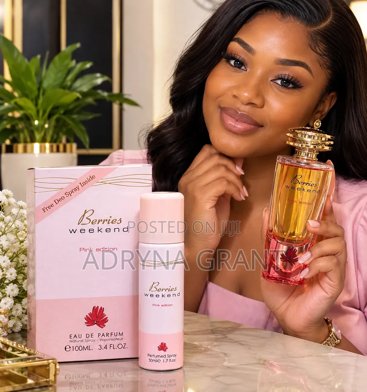 Fragrance World-Berries Weekend Pink Edition+free Deo Spray