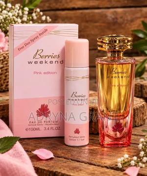 Fragrance World-Berries Weekend Pink Edition+free Deo Spray