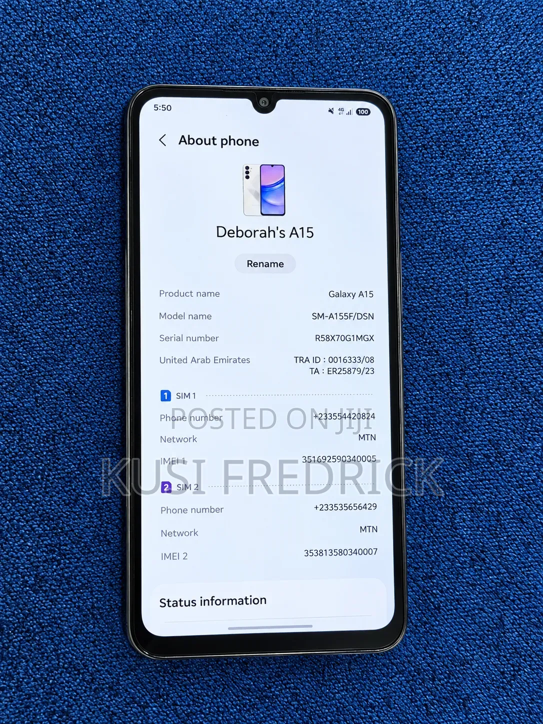 Samsung Galaxy A15 128 GB White
