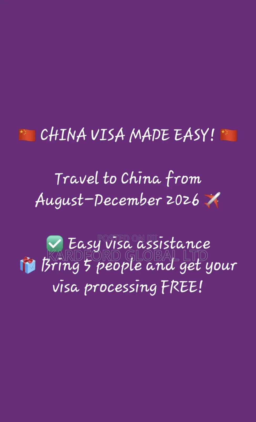 China Visa With Ease