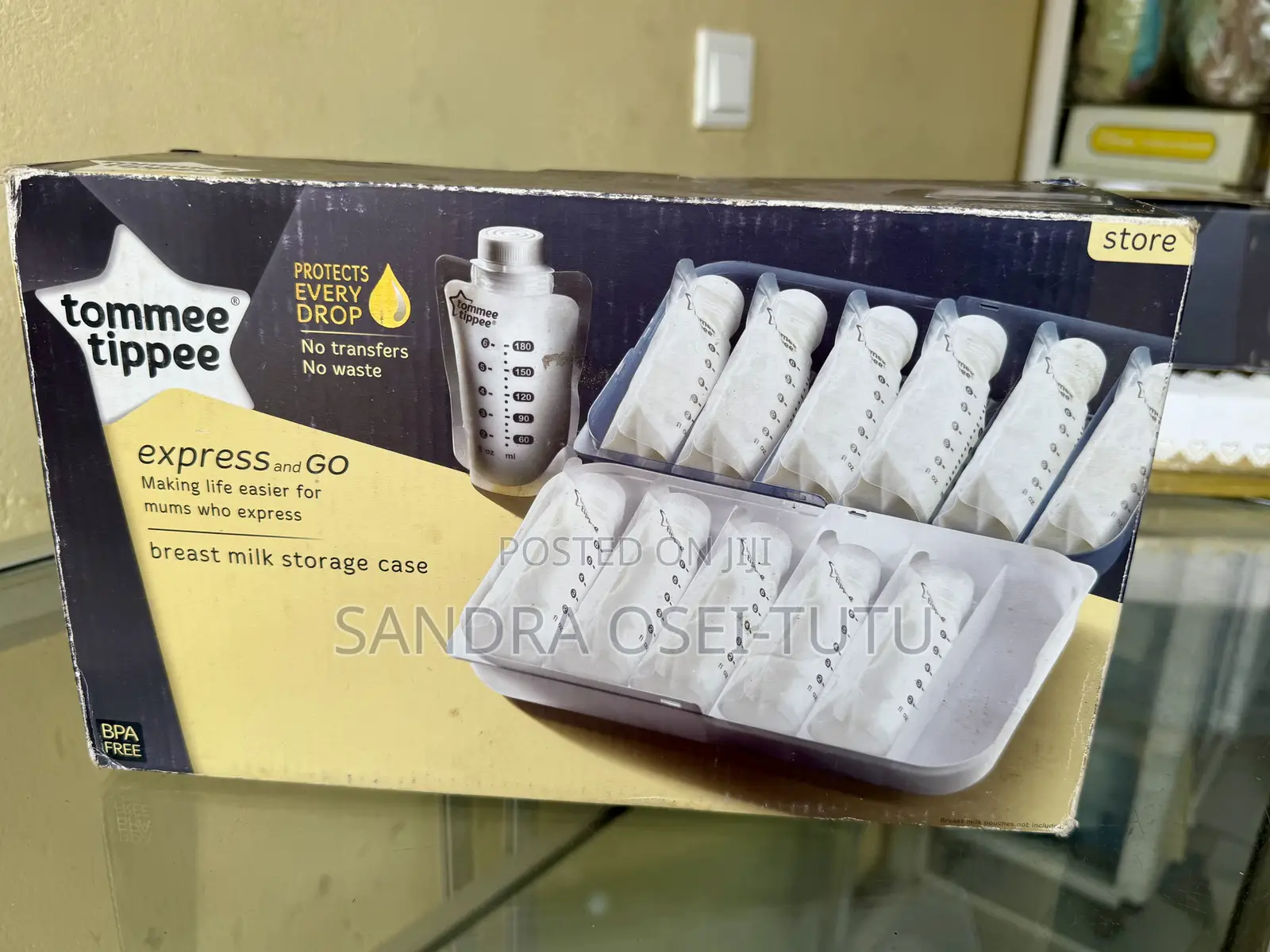 Tommee Tippee Express and Go Breast Milk Storage Case