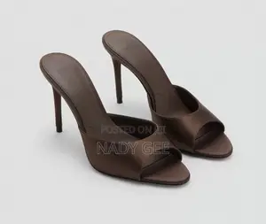 Brown Slipper Heel