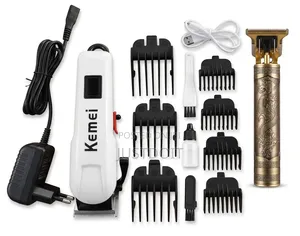 Kemei Rechargeable Clipper and Trimmer Set