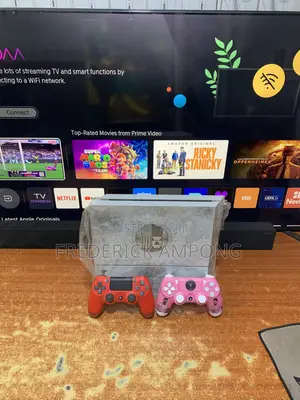 In Use Limited Edition Ps4 With Two Controllers and All Accessories
