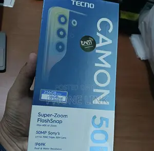 New Tecno Camon 50 Pro 256 GB Black