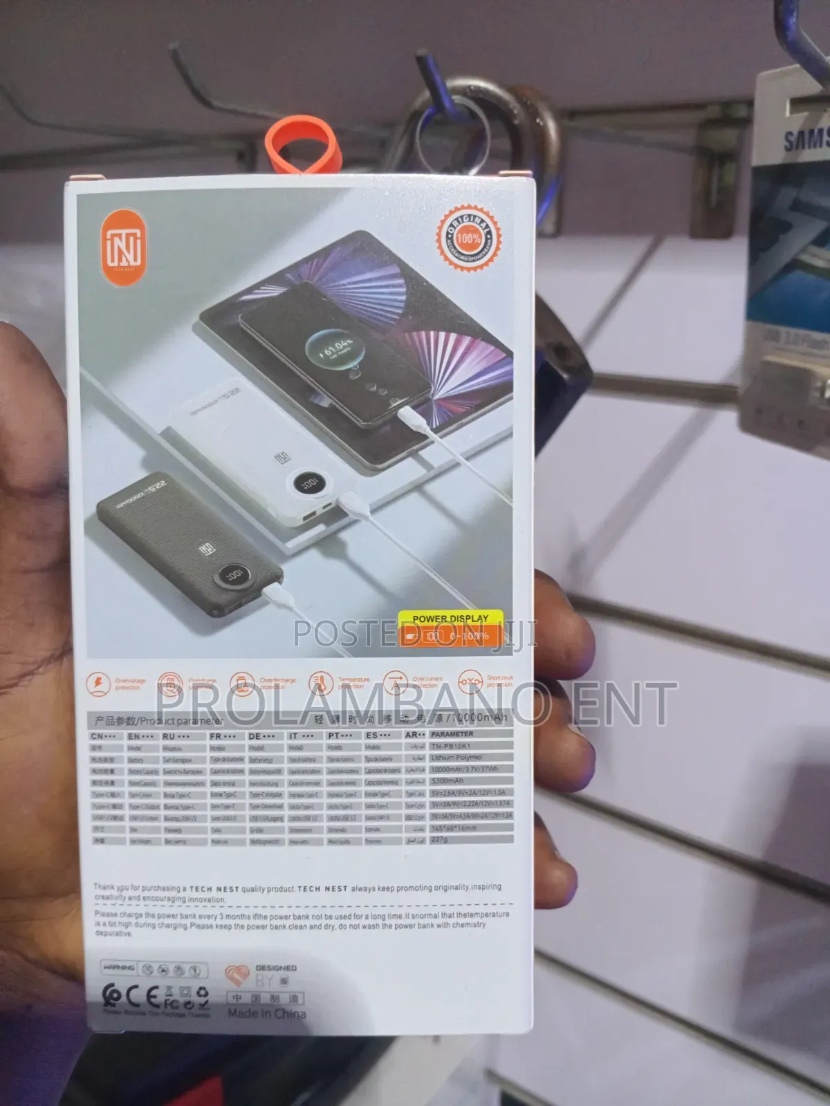 *TN 10,000mAh Power Bank - 22.5W Fast Charge