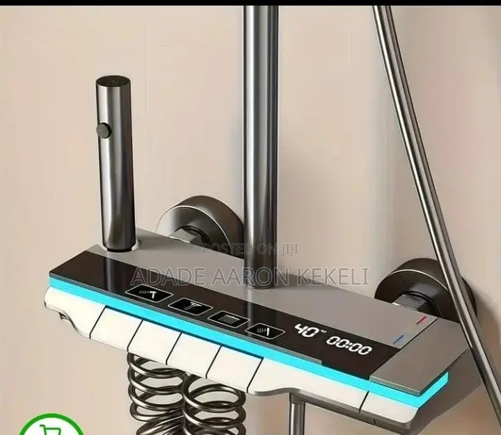 Heavy Digital Thermostatic 4-in-1 Piano Key Shower Set