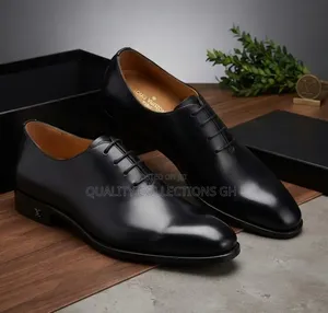 Black Wholecut Shoe