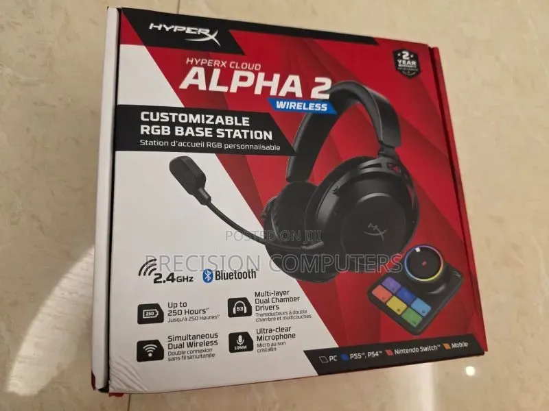 Hyper X Cloud Alpha 2 Wireless Gaming Headset