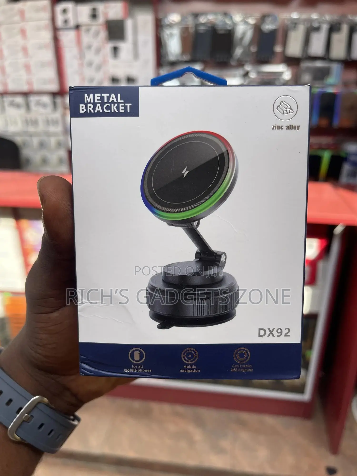 Dx92 Metal Bracket Magnetic Car Mount