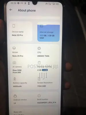 New Ulefone Note 16 Pro 128 GB Black