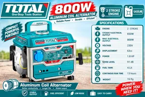 Total 800w Gasoline Generator