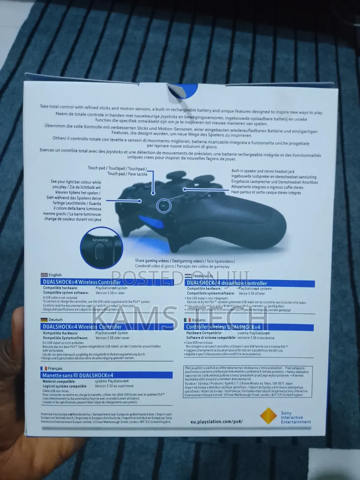 PS4 Cordless Gamepad