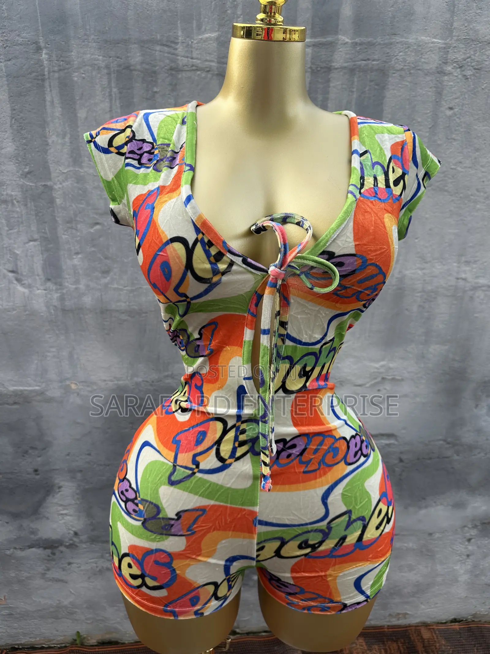 Colourful Bodycon Romper
