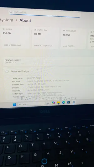 Laptop Dell Latitude 14 E7470 16GB Intel Core i5 SSD 256GB