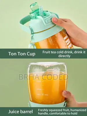 Large Capacity 1.1L Wireless Portable Juicer Cup Water Bottle