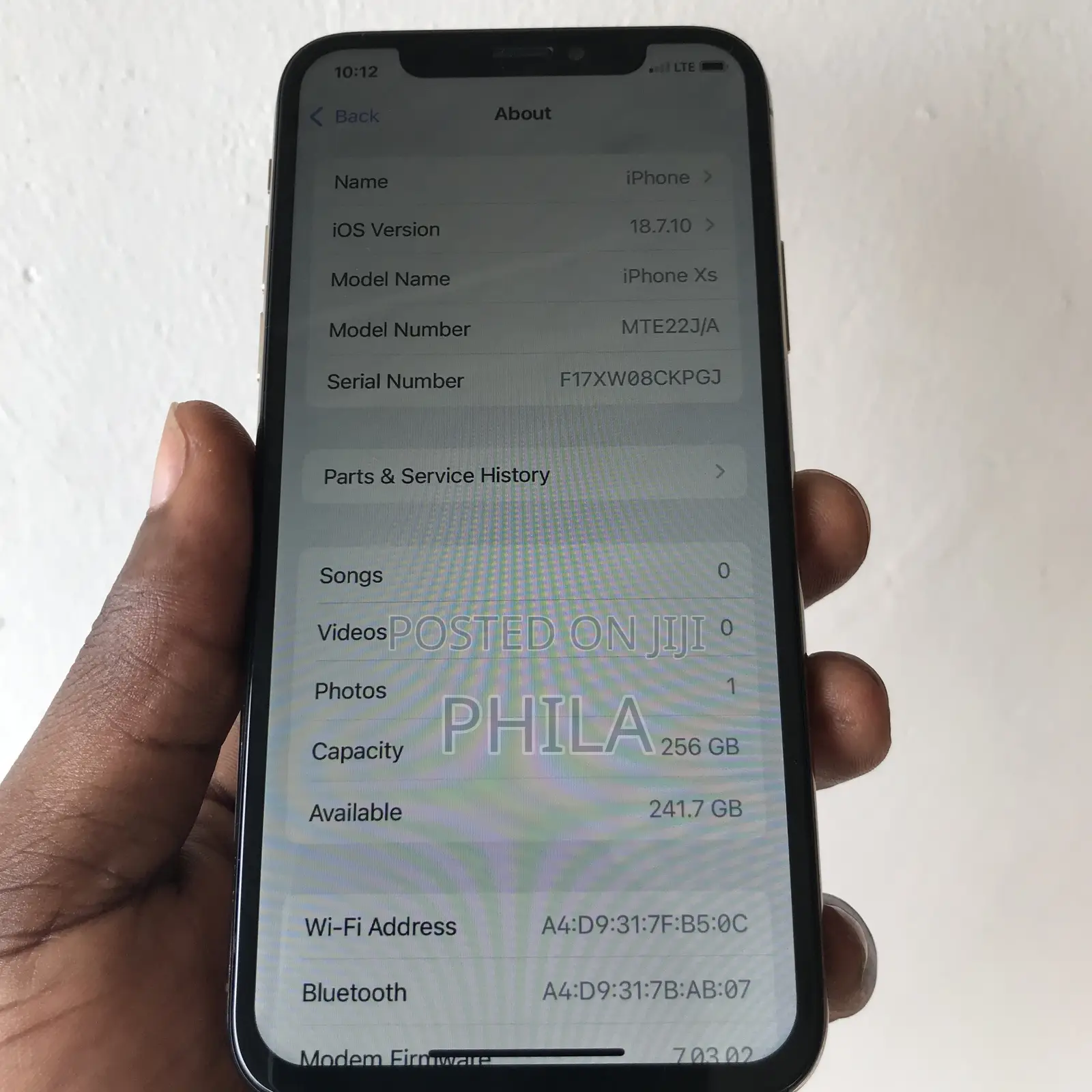 Apple iPhone XS 256 GB Rose Gold