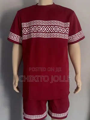 Burgundy Greek Set Top and Down