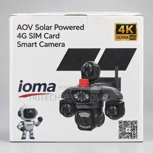 IOMA IO-S84 AOV Solar Powered 4G SIM Card Smart Camera