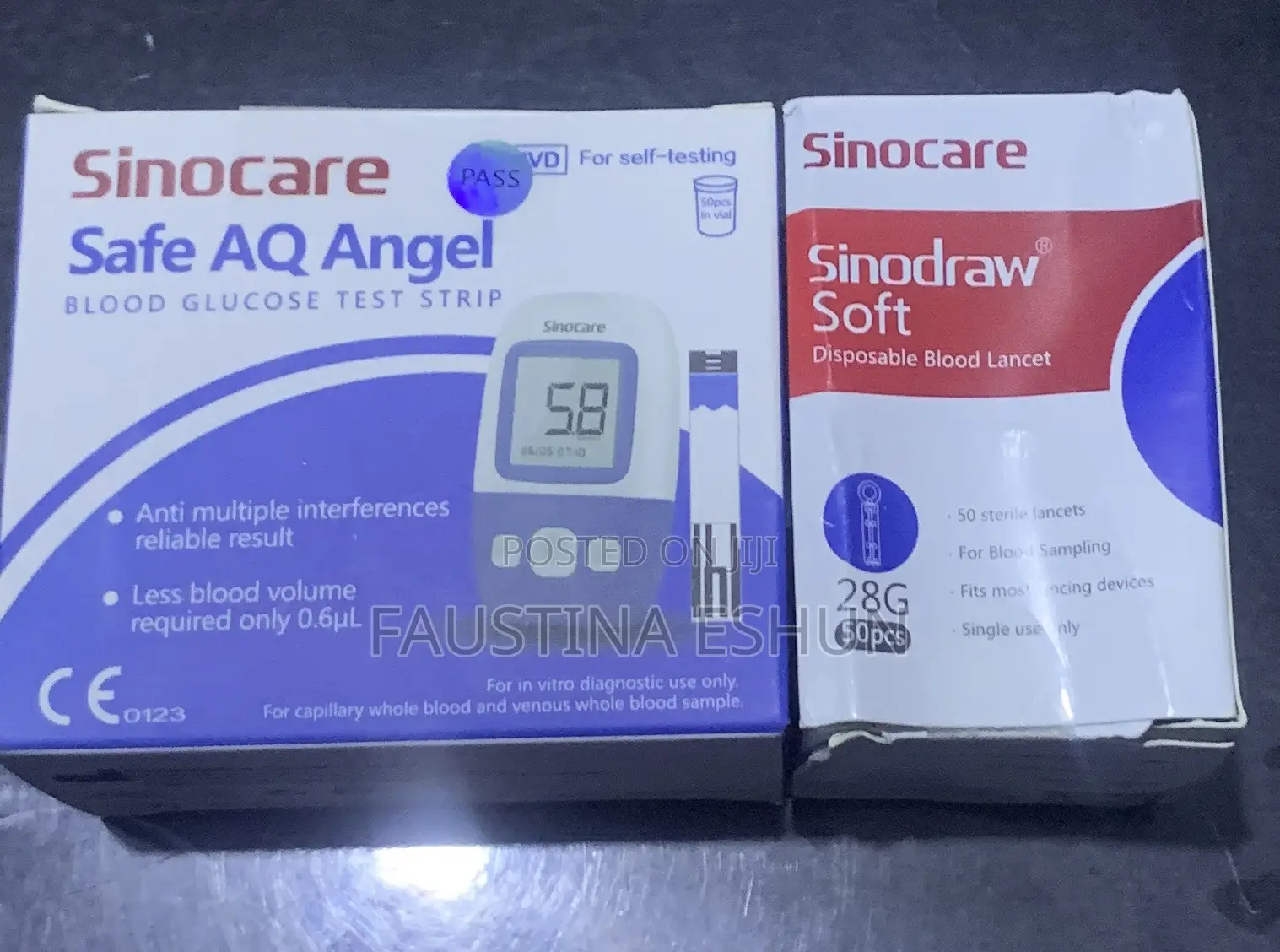 Sinocare Safe Aq Angel Glucometer