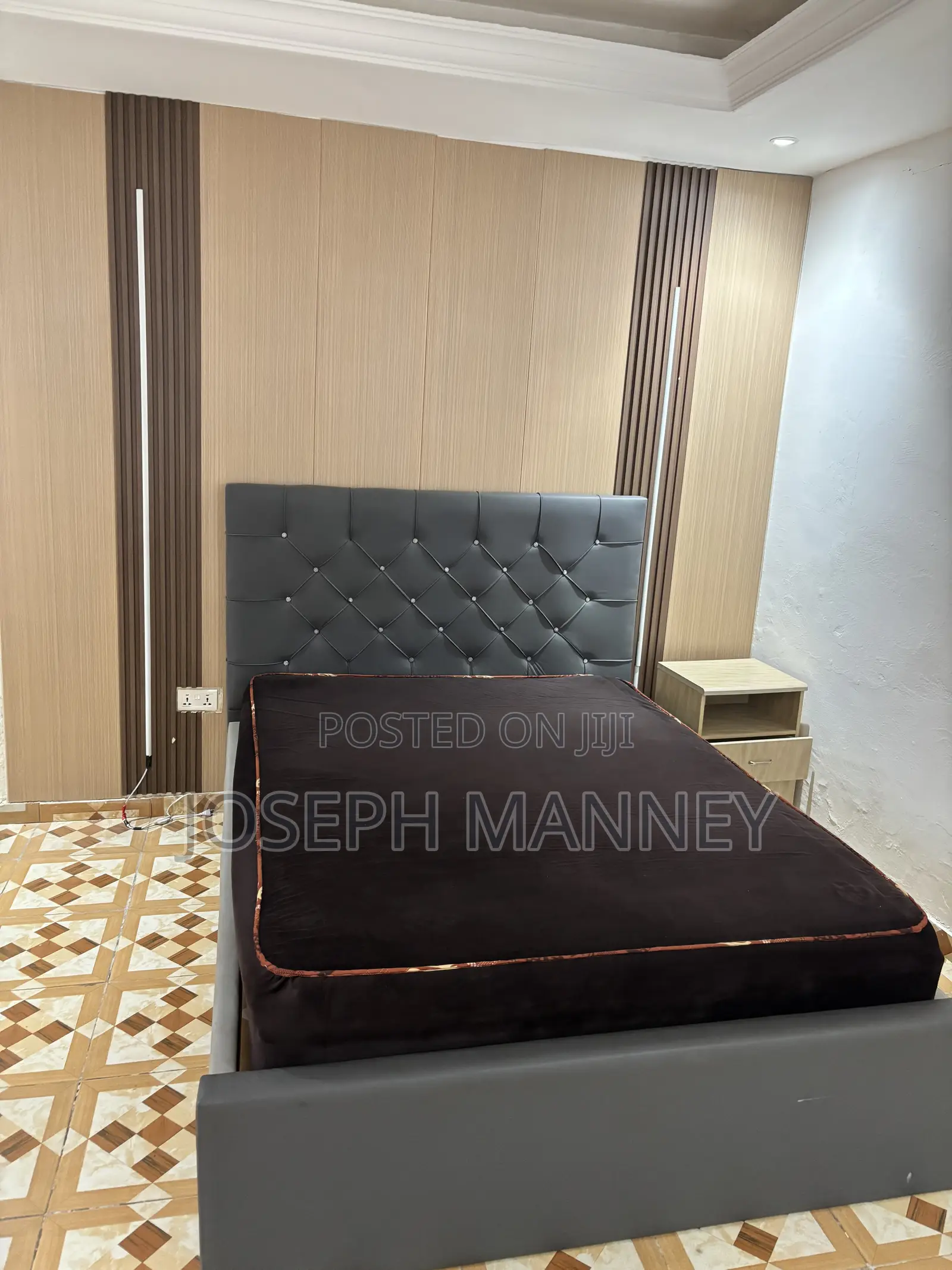 Double Size Bed Frame and Mattress