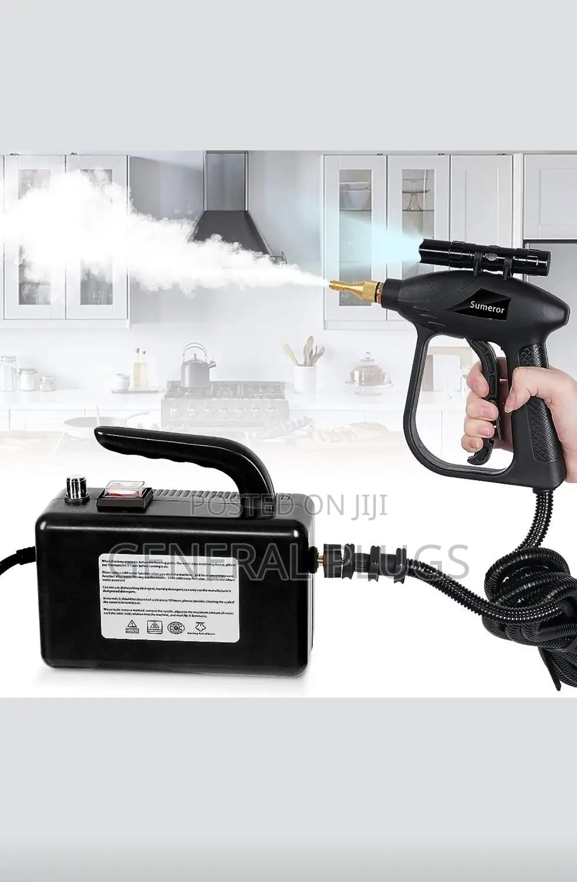 Luxury to Notch High Temperatur Deep Hot Steam Cleaner for Cars,AC Etc