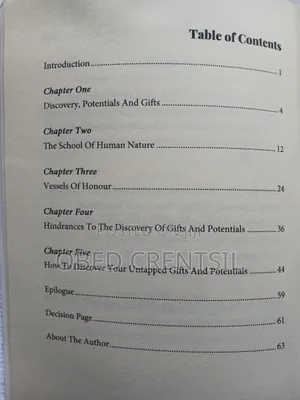 Discovering Your Gifts Potentials – Christian Self-Development Book