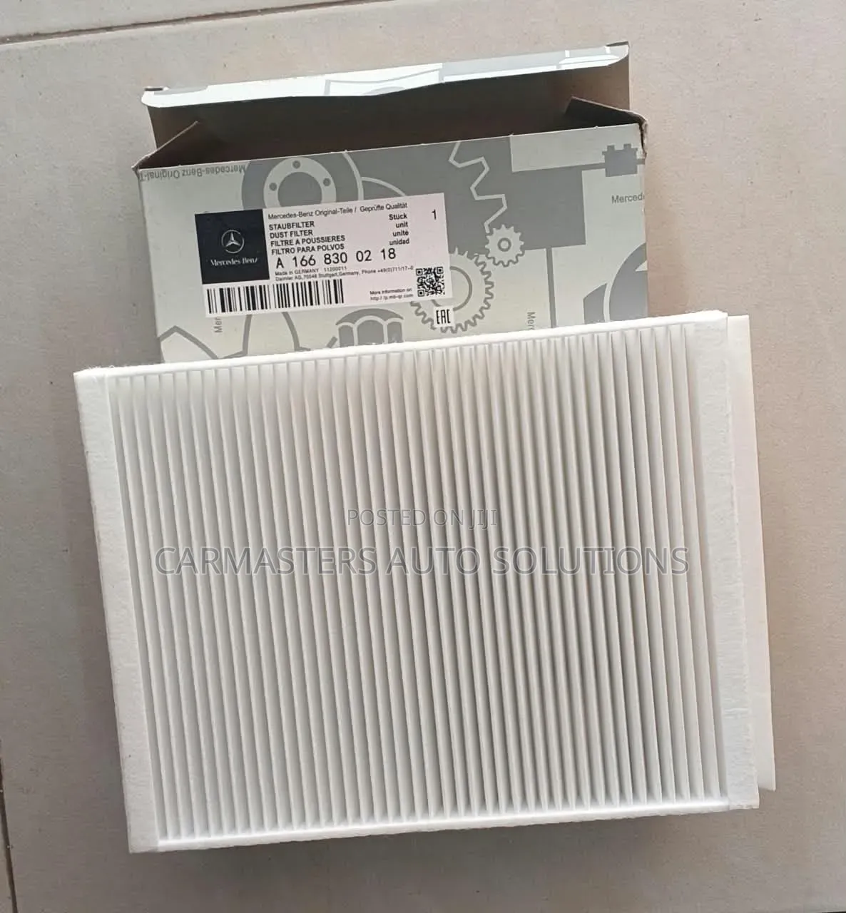 Mercedes-Benz Cabin Dust Filter a – Ml Gle GLC C E GLS