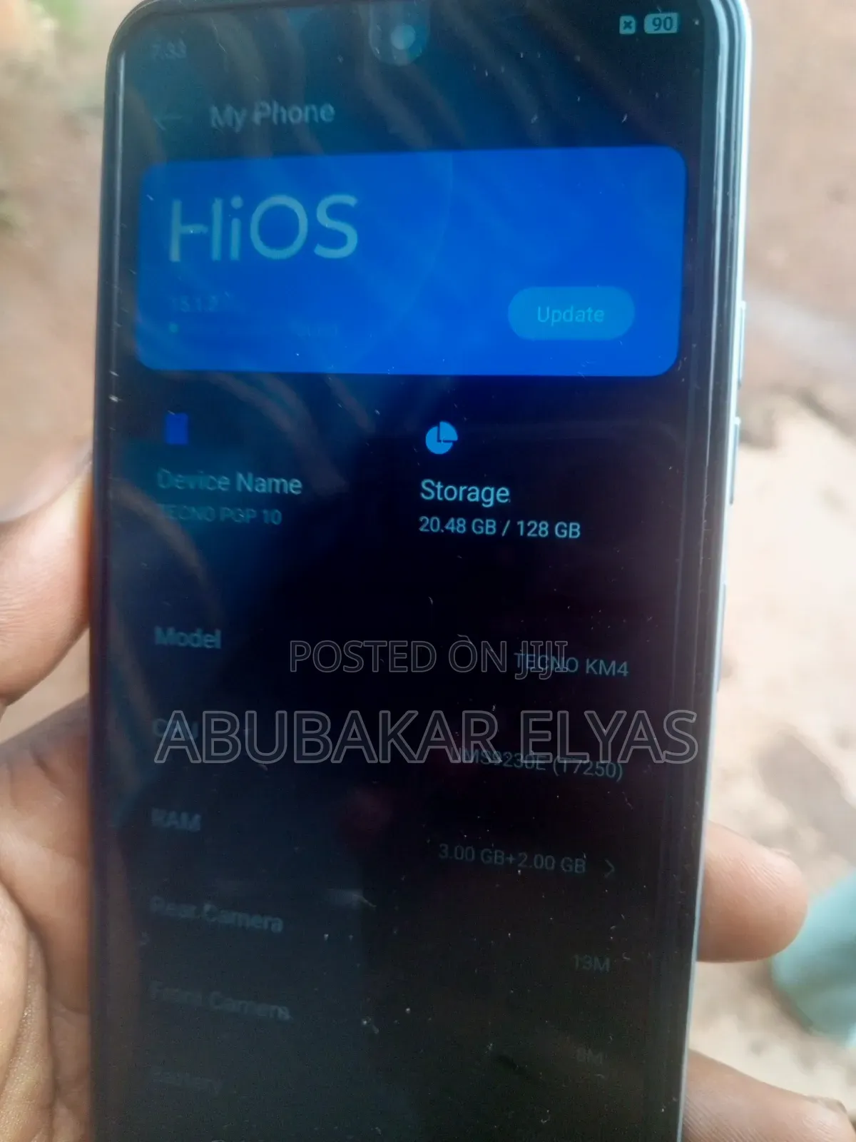 Tecno Pop 10 128 GB White