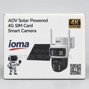 IOMA IO-S91 4MP Dual-Lens 4G Solar Camera (Also IO-S92 Variant)