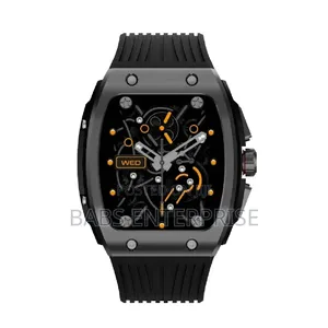 Green Lion Time Smart Watch 1.76 Inch HD IPS Display – Black