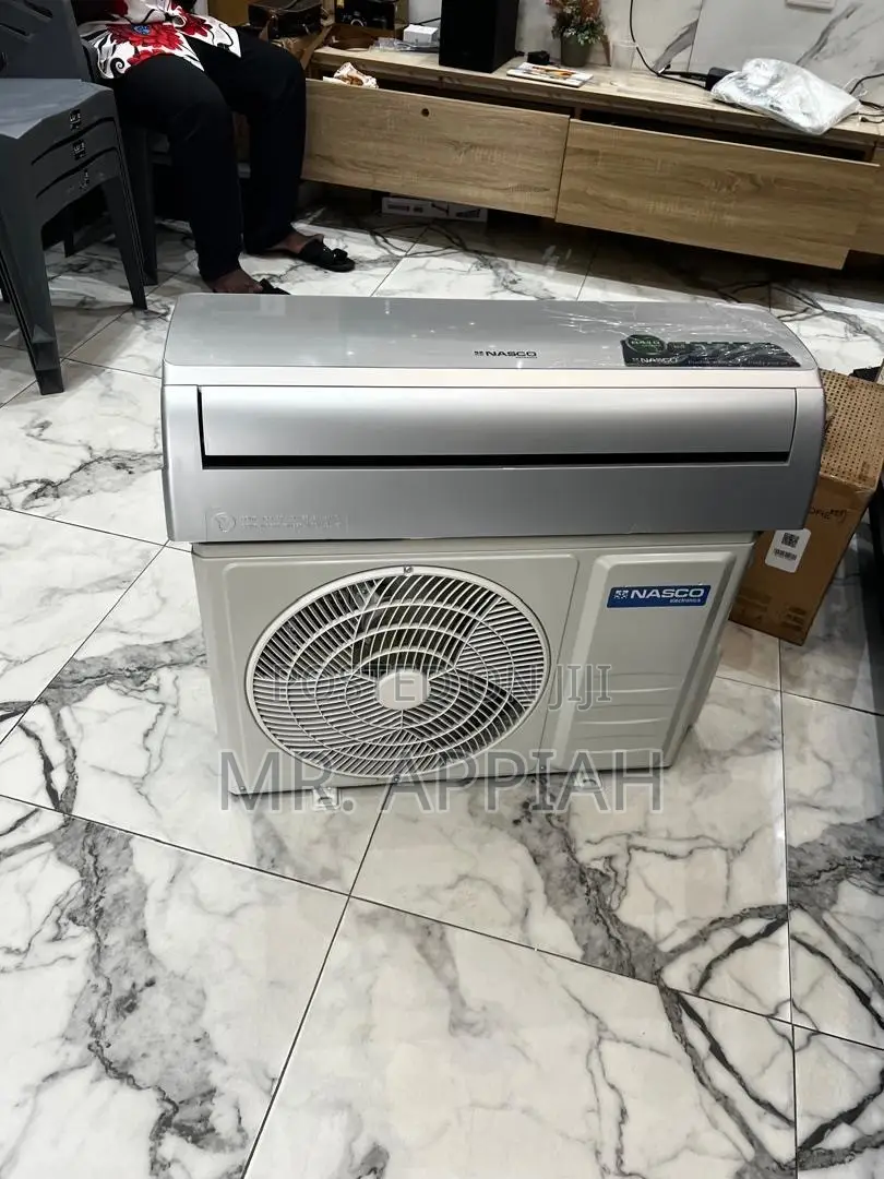 Super Cooling Nasco 1.5hp Air Conditioner(Silver)R410 Gas 