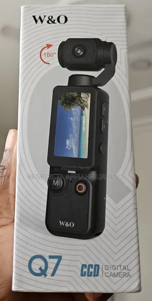 W O Q7 Portable 2. Video Recorder Camera With 180° Rotating Lens