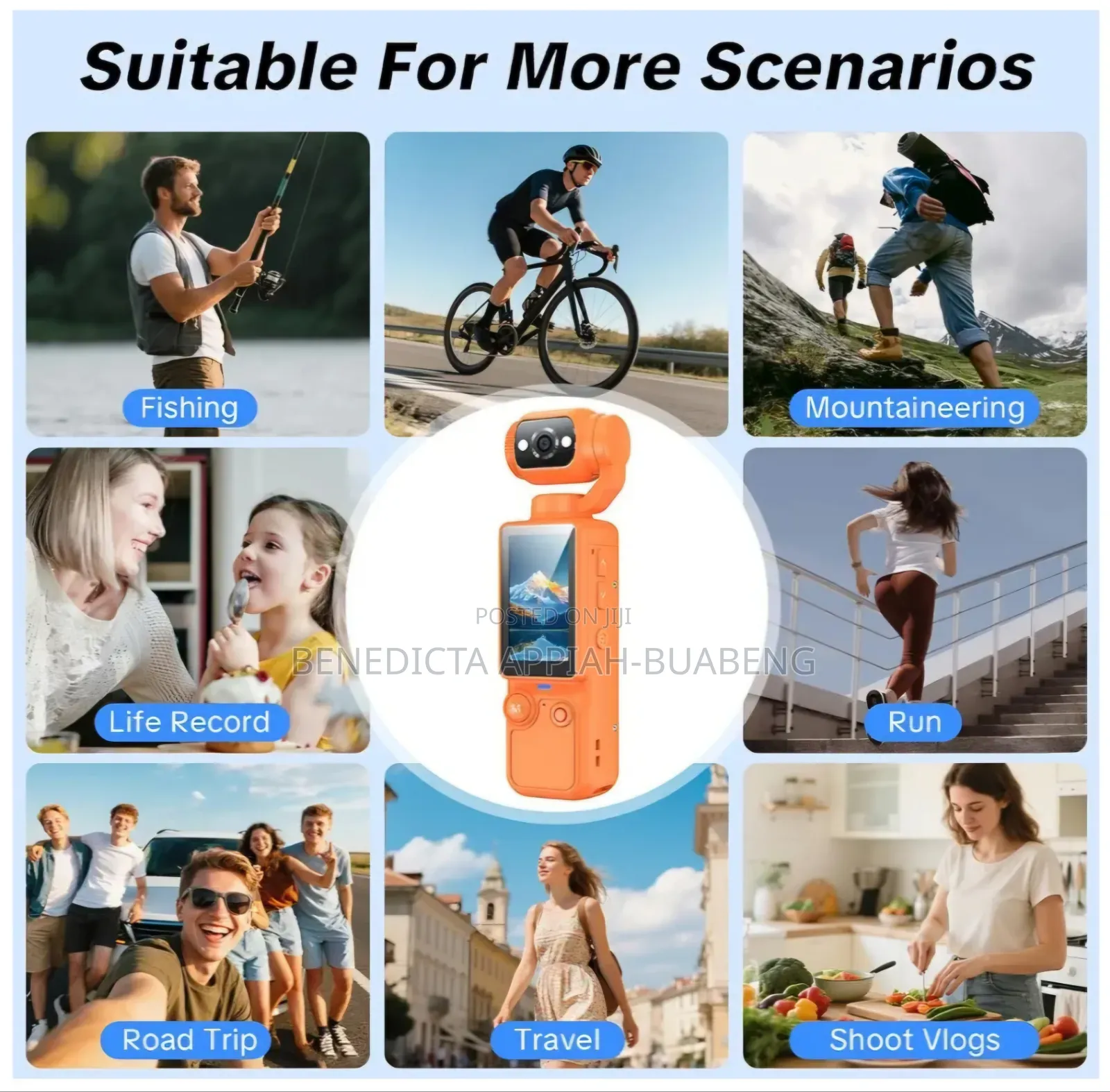 W O Q7 Portable 2. Video Recorder Camera With 180° Rotating Lens