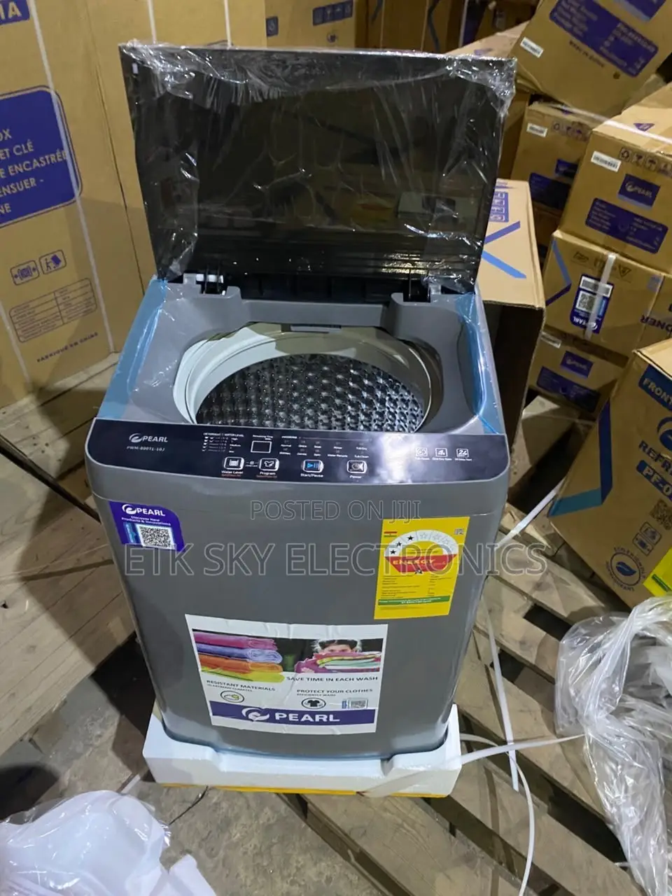 Correctly Made Pearl 10kg Top Load Washing Machine
