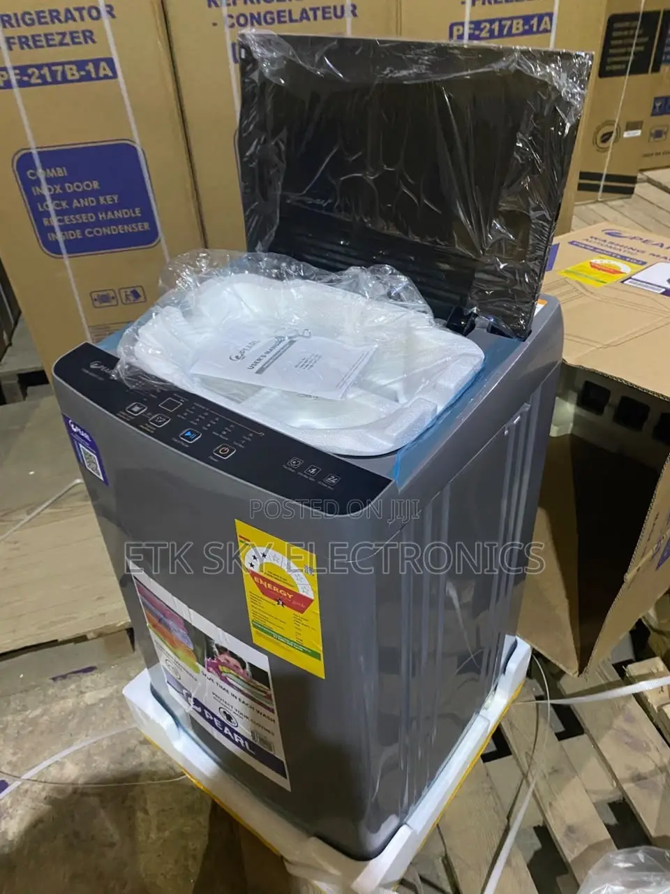 Correctly Made Pearl 10kg Top Load Washing Machine