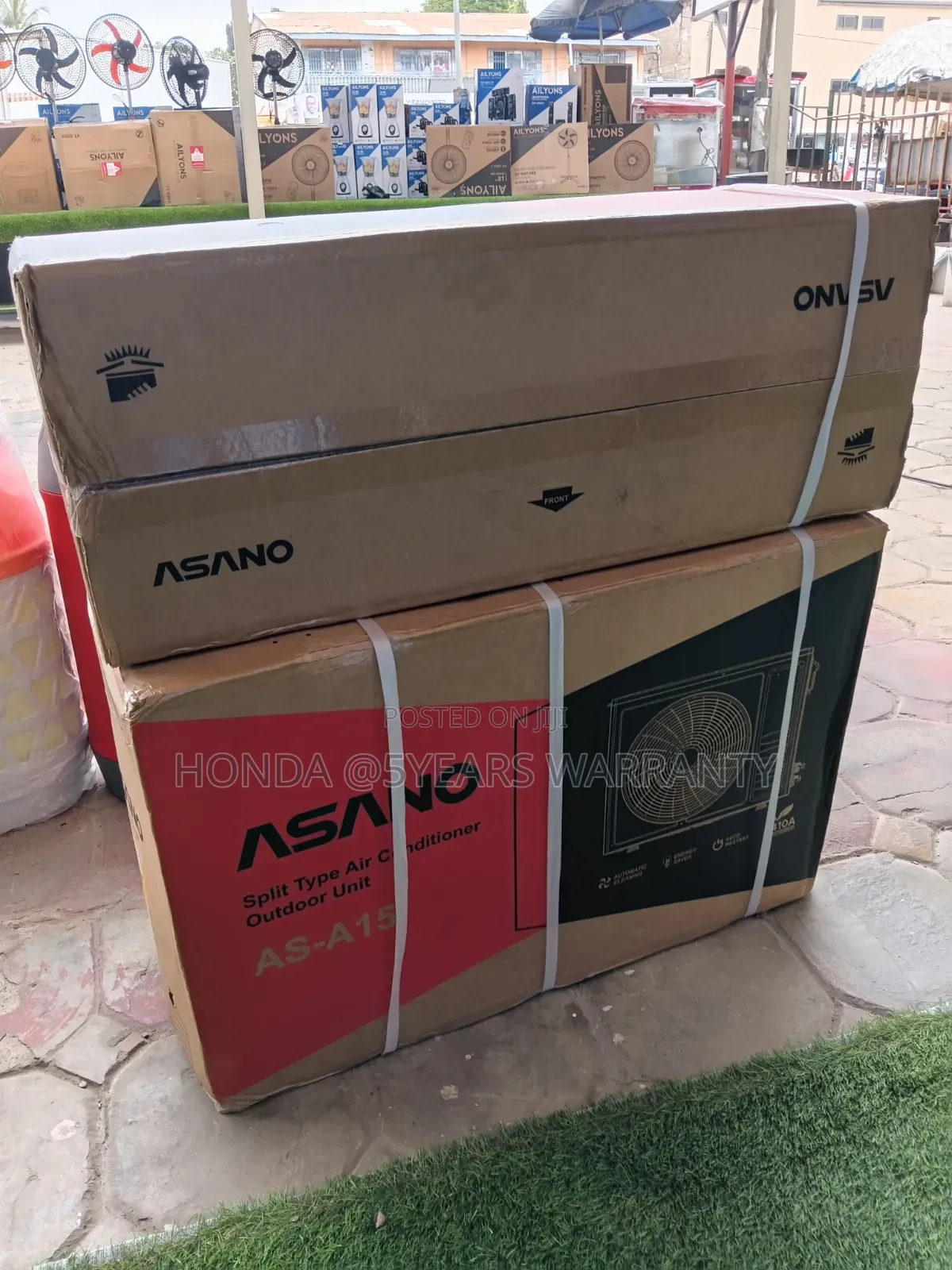 White Spilt 1.5hp Asano Air Conditioner Saves More