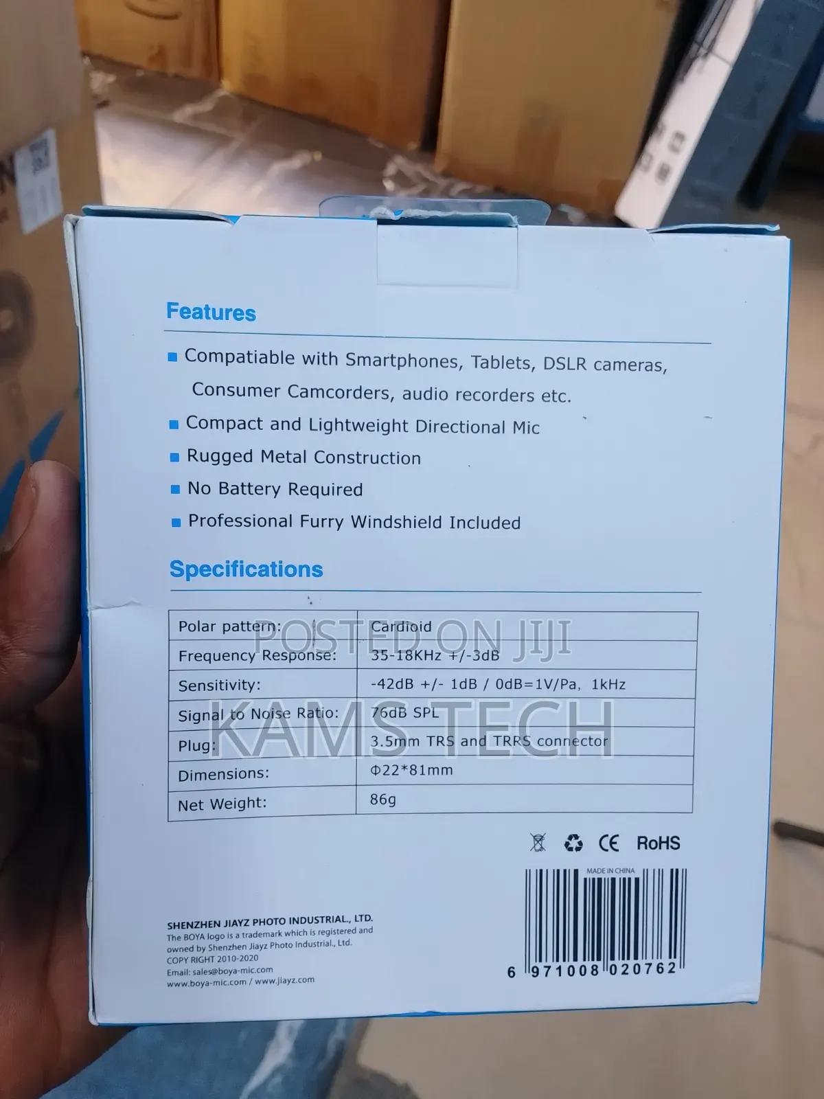 Boya by-Mm1 Universal Cardioid Microphone